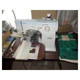 Recreation Room: Elna Sewing Machine w/Table