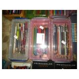 Hundreds of Colored Pencils---Sets & Boxes.  Top of the line pencils--Most unused