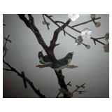 Chinese Room Divider Screen from Hong Kong Teak wood w/Stone Inlaid