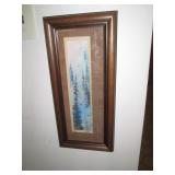 Watercolor? Forest w/Etched Glass