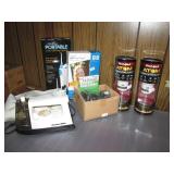 Travel Iron, Cordless Water Floss, First Alert Atom fire alarm (new)