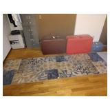 Bed Room Left:  Rugs, Suit Cases