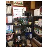 Kitchen:  Glasses, Vintage Pop Bottles, Old Lunch Box & Other Stuff