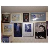 Up Center: Pictures, Eagles, Charlton Heston Autographed "10 Commandments", Elvis Pictures/Posters,