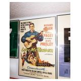 Up 1st Bedroom Right:  ©1956 Vintage "Love Me Tender" Movie Poster