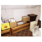 Up 2nd Bedroom Right: Coffee Table, Elvis Presley Collector Plates