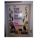Up 1st Bedroom Right: ©1964 Vintage "Viva Las Vegas" Movie Poster