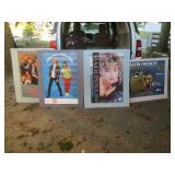 Posters:  New kids on the Block, Hall & Oates, Madonna, Elvis