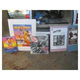 Up 1st Bedroom Right: Posters:  Rock A Doodle, Hall & Oates, Elvis