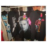 Up 1st Bedroom Right: Elvis T-Shirts All Different