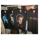 Up 1st Bedroom Right: Elvis T-Shirts All Different