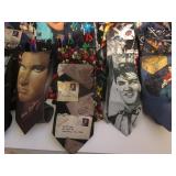  Up 1st Bedroom Right:  60 Elvis Ties