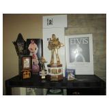 Living Room: Elvis Presley Liquor Bottles