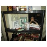 Living Room: Elvis Presley Liquor Bottles