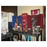 Living Room: Elvis Presley Liquor Bottles