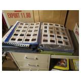 Downstairs Center Room: 3 books of Slides