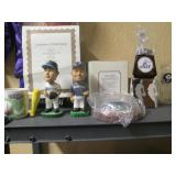 Living Room:  Ichiro Bobble Head (Mariners) & Willis Bloomquist (Aqua Socks)