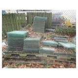 Back Yard:  1000 lbs. (Or More) of Shelving Glass from J.C. Penny