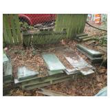 1000 lbs. (Or More) of Shelving GlaBack Yard:  1000 lbs. (Or More) of Shelving Glass from J.C. Penny