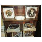 Upstairs 2nd Bedroom Right: Elvis collectors Plates (Approx 120)