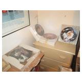 Upstairs 2nd Bedroom Right: Elvis collectors Plates (Approx 120)