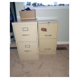 1st Bedroom Right: 2 File Cabinets