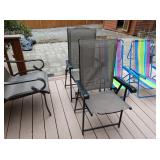 Back Yard: 2 Lawn Chairs Back Yard: 2 Lawn Chairs
