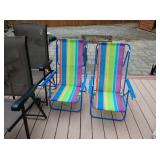 Back Yard: 2 Lawn Chairs Back Yard: 2 Lawn Chairs