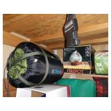 Garage: Sleeping Bag, Fire Pot Light Garage: Sleeping Bag, Fire Pot Light