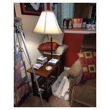 TV Room: Tripod, Lamp, Side Table