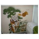 Silk screen Tiger    Humdifier