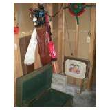 Trunk      Golf clubs