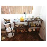 Family Room Left:  Shelfl unit & Stuff