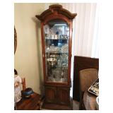 Dining Room: Lighted China Display, Glassware, etc.