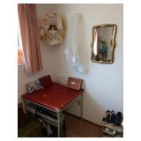 1st Bedroom Right: Doll, Wedding Veil, Mirror