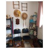 1st Bedroom Right: Collector Dolls, Straw hats, Collector Spoon Holders, 