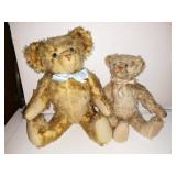 Living Room:  Blue Eye Bear, Bear w/Glasses----Vintage 