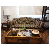 Family Room Left:  Couch, Coffee Table