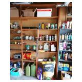 Garage Right: Chems. Water Jugs (I think)