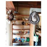 Garage Right: Baskets, Dog Stuff, Tupperware, Dog Beds