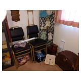 1st BedRoom Right:  4 Church Chairs