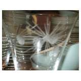 Franciscan Silver Pine China Set with Matching Stemware