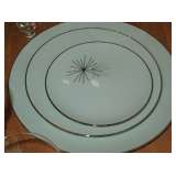 Franciscan Silver Pine China Set with Matching Stemware