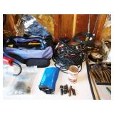 Garage:  Auto Safety Kit, CB Radios,Greenlee knockout punch set 723bb 