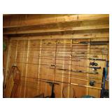 Basement: Fishing Poles-(Most have problems)