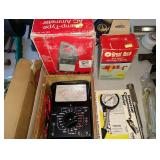 Garage: Sanwa Meter, Micmonta Meter, Compression Tester