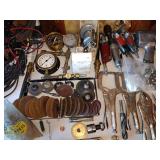 Garage: Gauges, Sander Pads, etc. Vise Grips