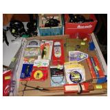 Basement: Fishing Plugs, Hooks, Spinners, Etc.