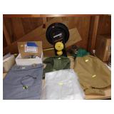 Basement: Penn Fathom-Master 600, Cloth Bags, Ski Goggles, Plastic Ground Cover 