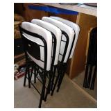 Basement:  4 Folding Chairs-Padded  